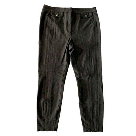 Talbots Gray Casual Pants - Women's Size 8, Excellent Preloved Condition - Picture 1 of 8